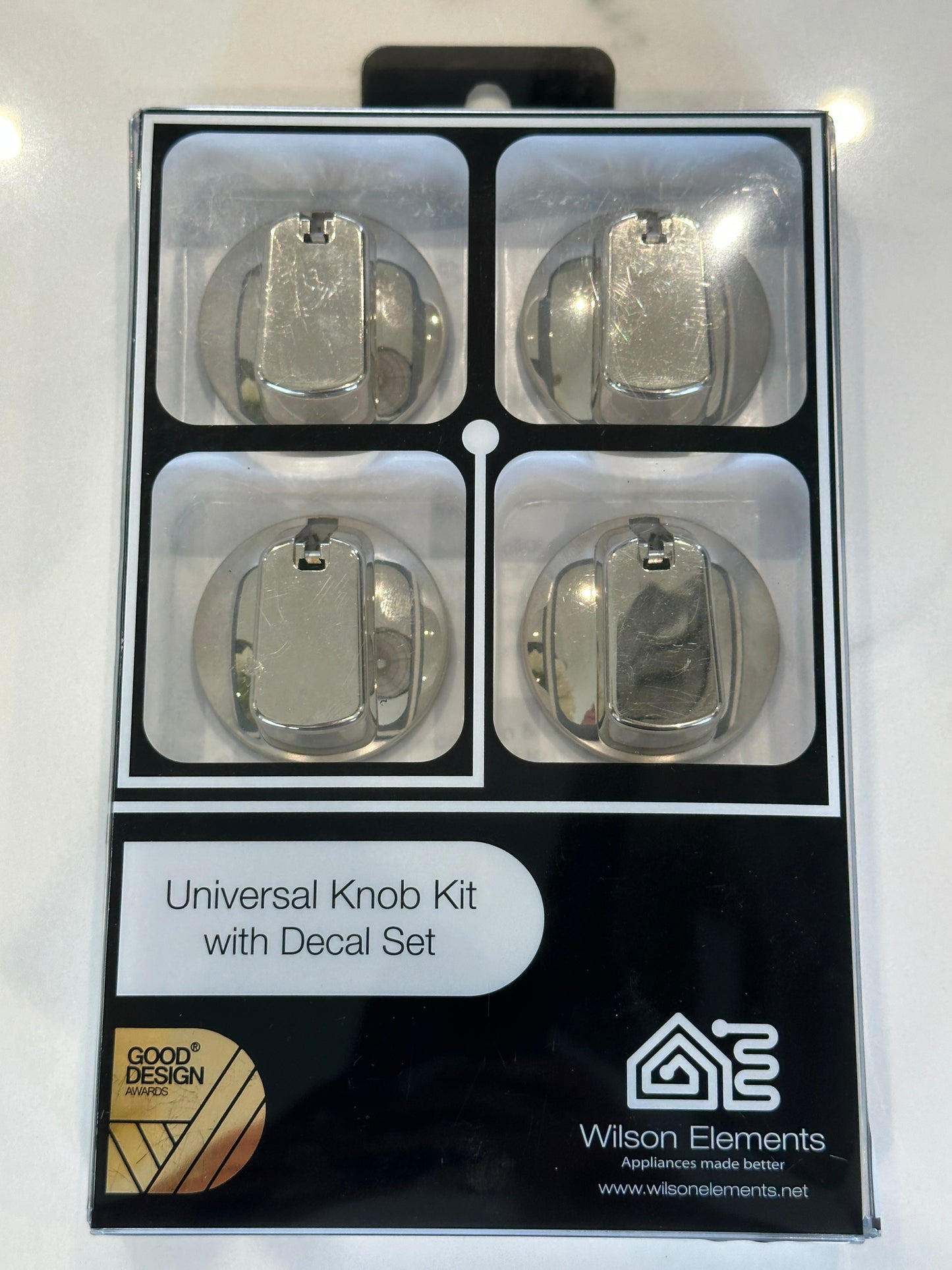 Chrome Universal Appliance Knob