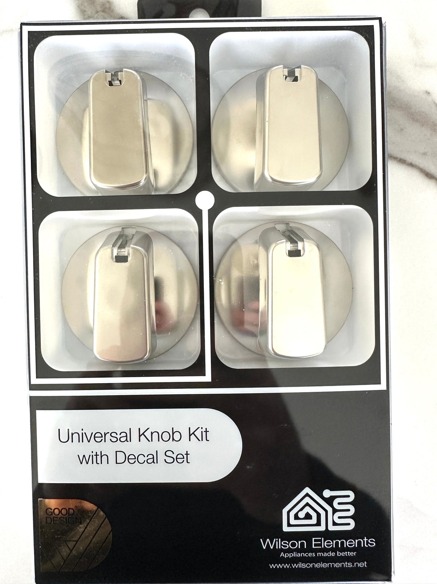 Stainless Steel Universal Appliance Knob