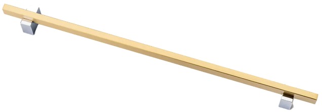 Two Tone Cabinet Knobs and Handles Chrome & Brass Cabinet Hardware