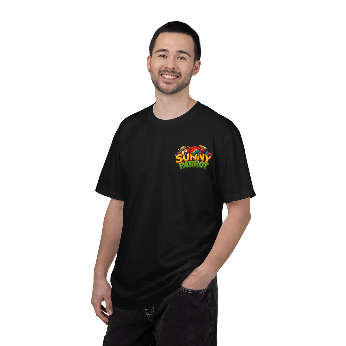 The Happy Parrot graphic T-shirt