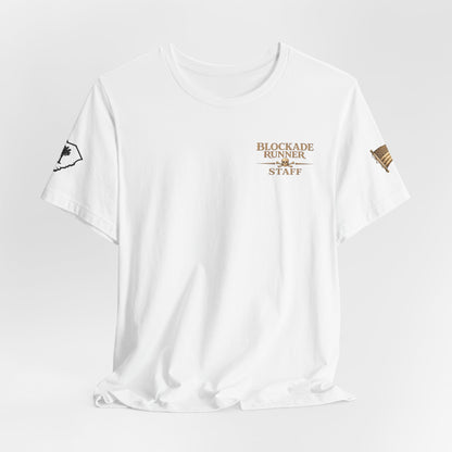 Blockade Runner Skull Pirate Ship Tee