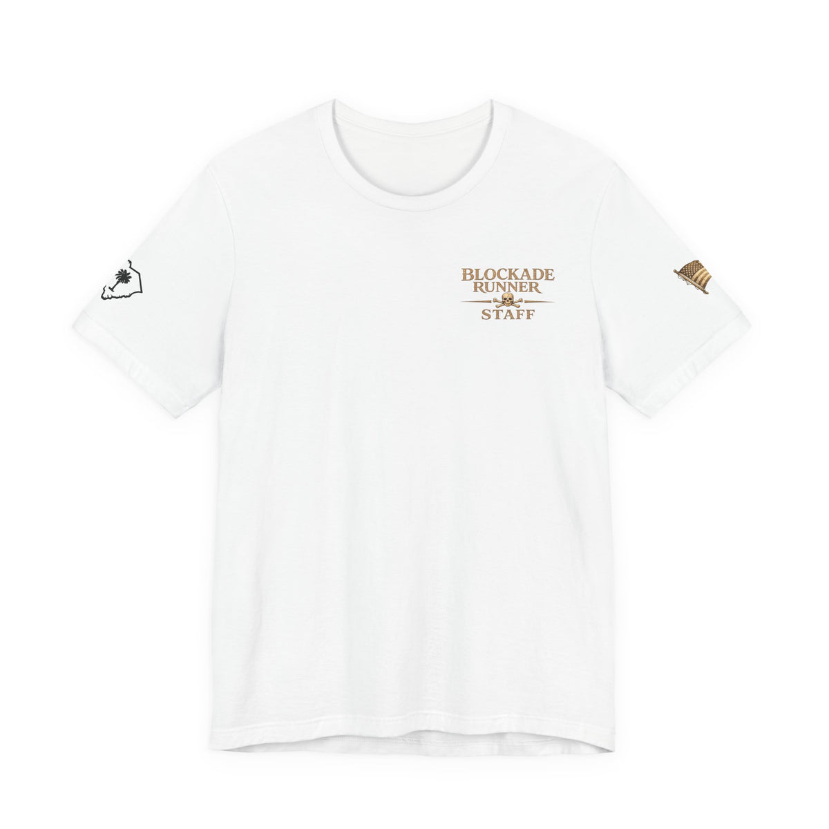 Blockade Runner Skull Pirate Ship Tee