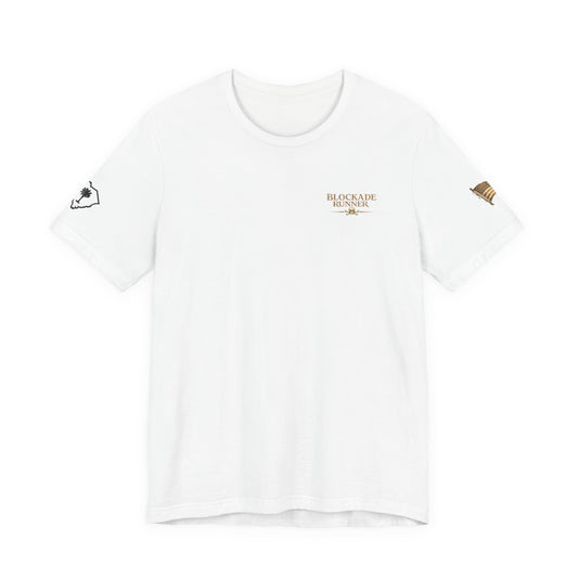 Blockade Runner Skull Pirate Ship Tee