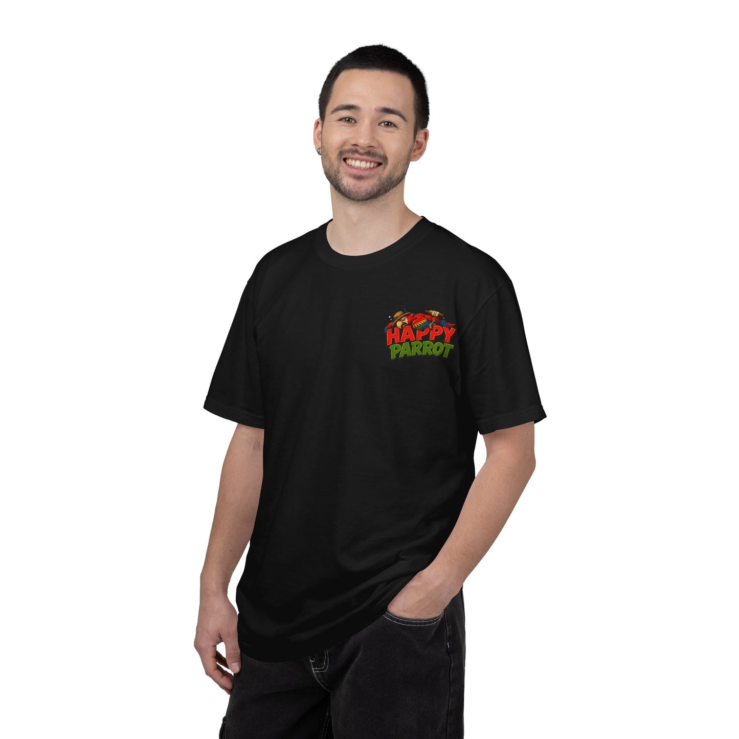 The Happy Parrot graphic T-shirt