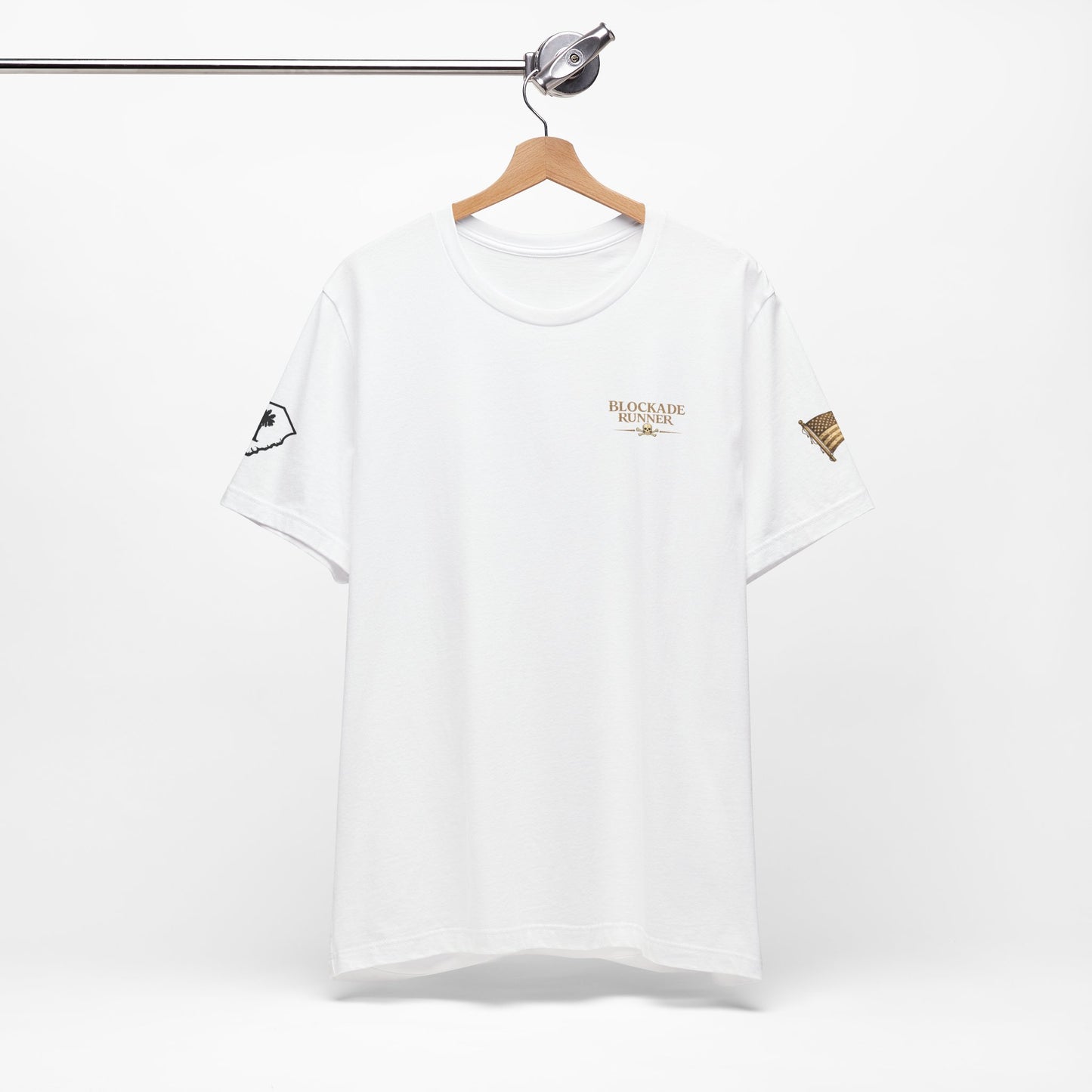 Blockade Runner Skull Pirate Ship Tee