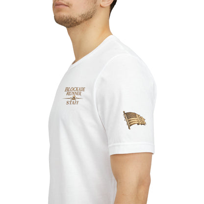 Blockade Runner Skull Pirate Ship Tee