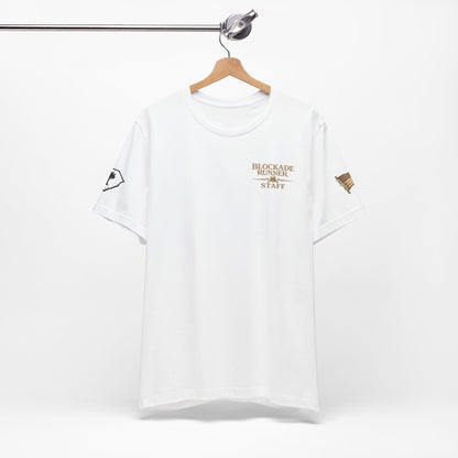 Blockade Runner Skull Pirate Ship Tee