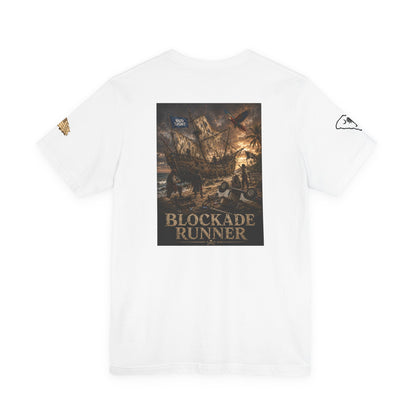 Blockade Runner Skull Pirate Ship Tee