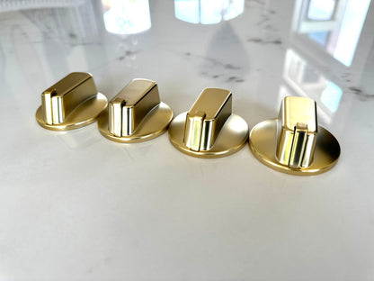 Matte Gold Appliance Knob