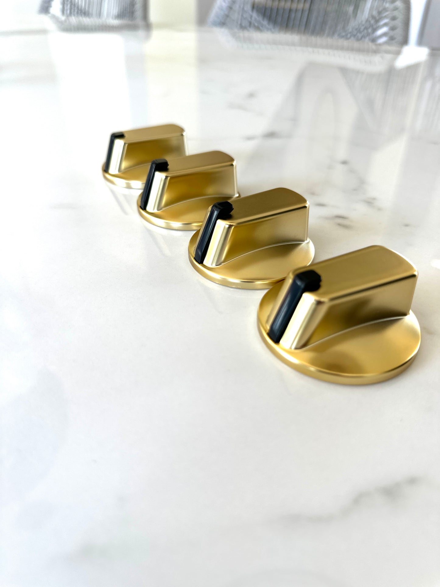 Matte Gold Appliance Knob