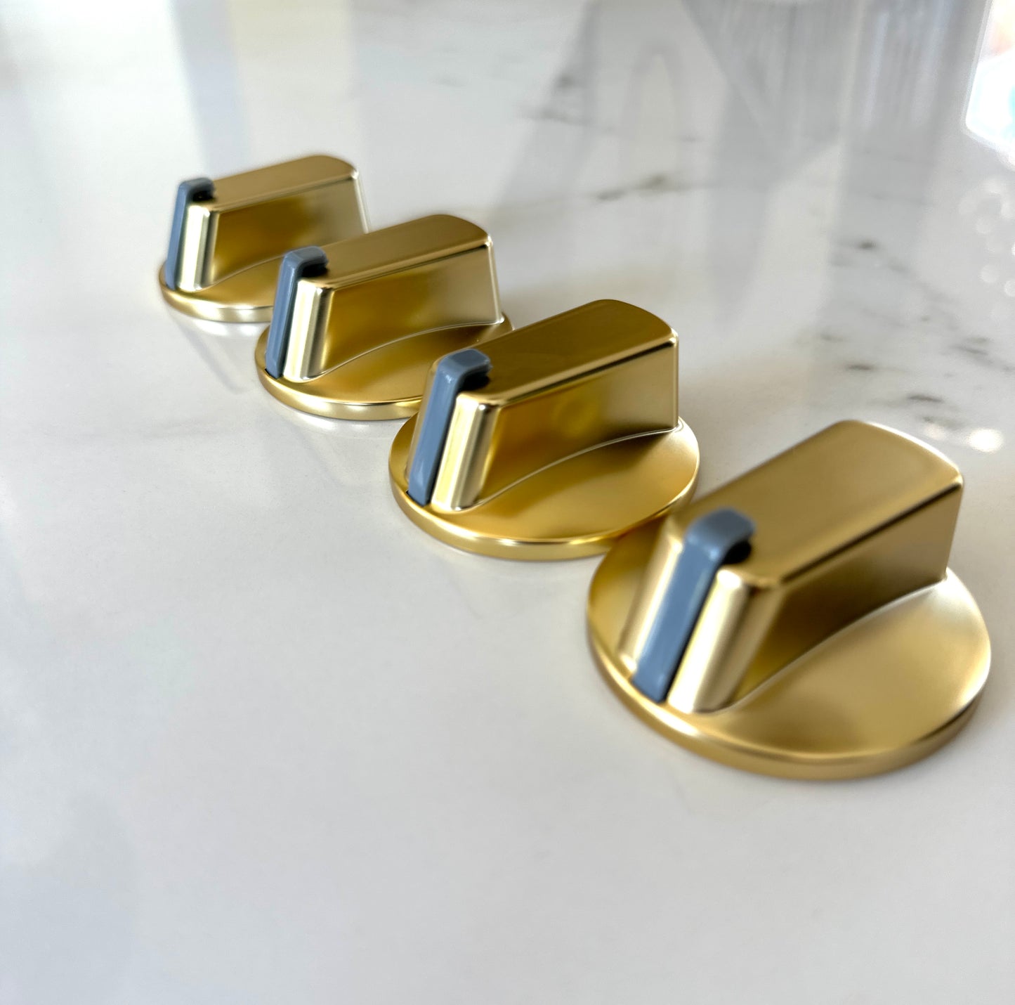 Matte Gold Appliance Knob