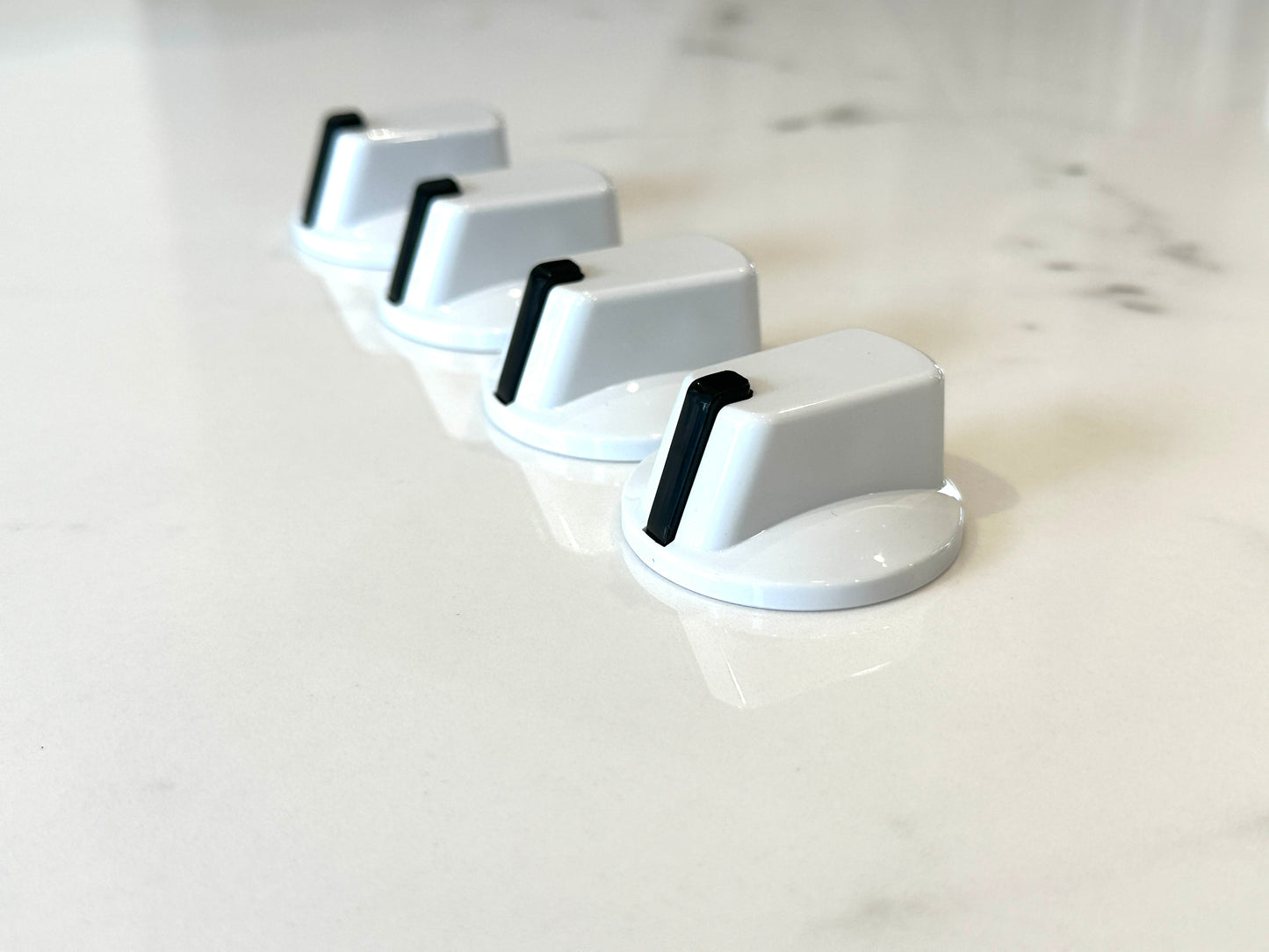 White Universal Appliance Knob