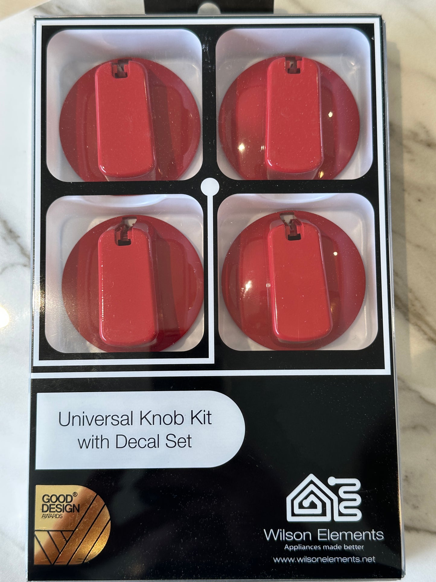 Red Universal Appliance Knob