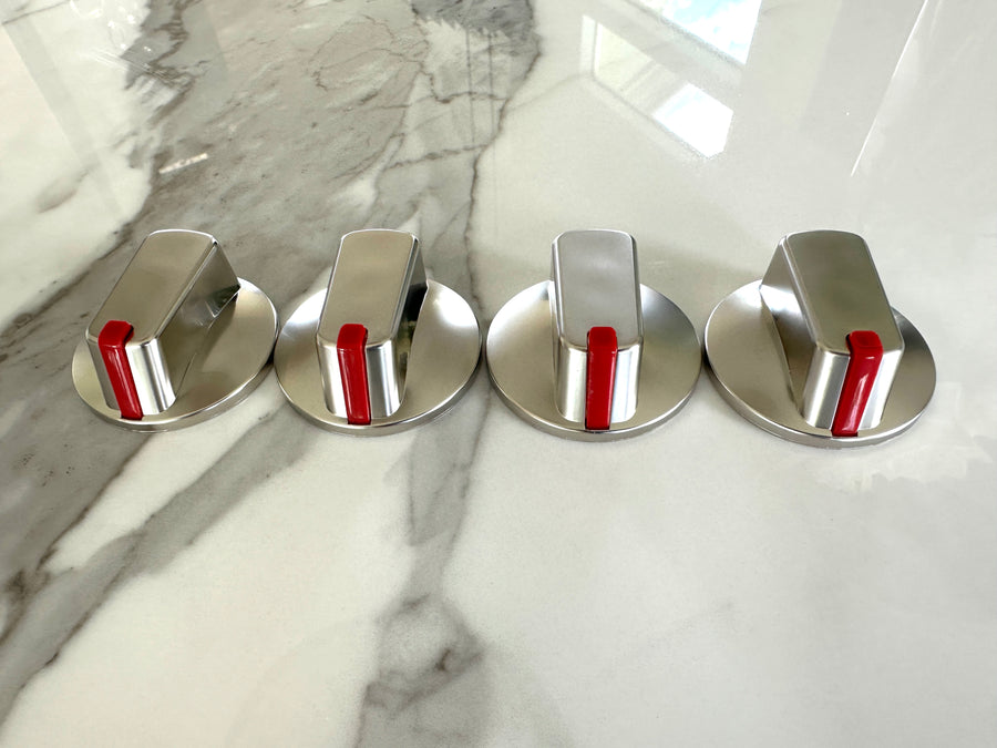 Stainless steel universal stove knob for gas and electric range